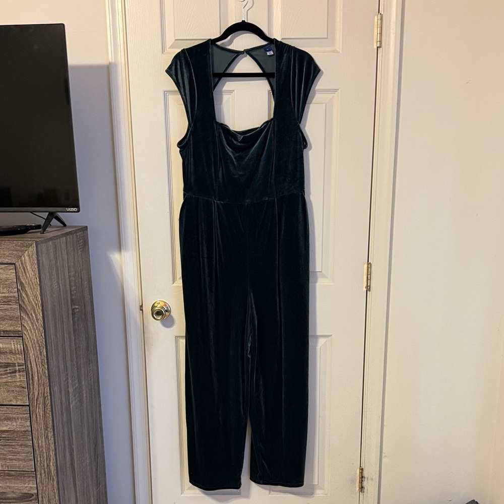 Old Navy Dark Velvet Jumpsuit